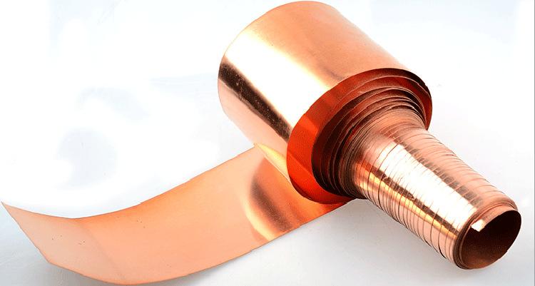 供应高精紫铜带 t2抗氧化钝化处理电路板红铜箔 0.05*390mm